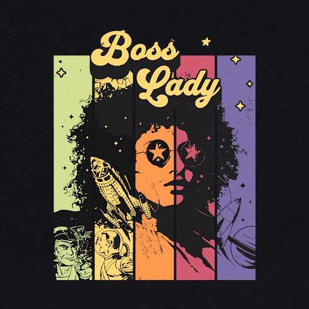 Boss Lady Vinatge Retro Themed Gift by GrafiqueDynasty